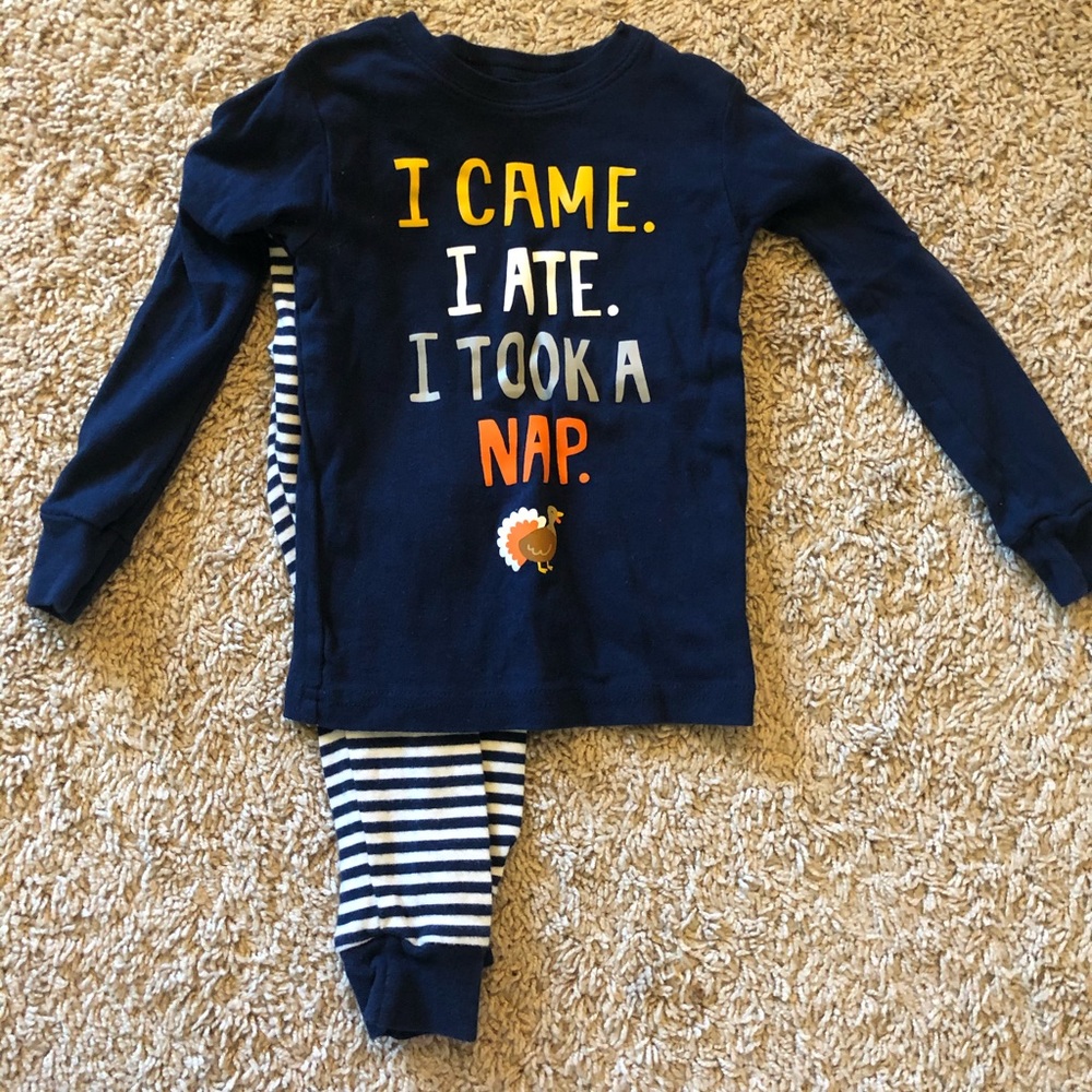 Thanksgiving 3T jammies